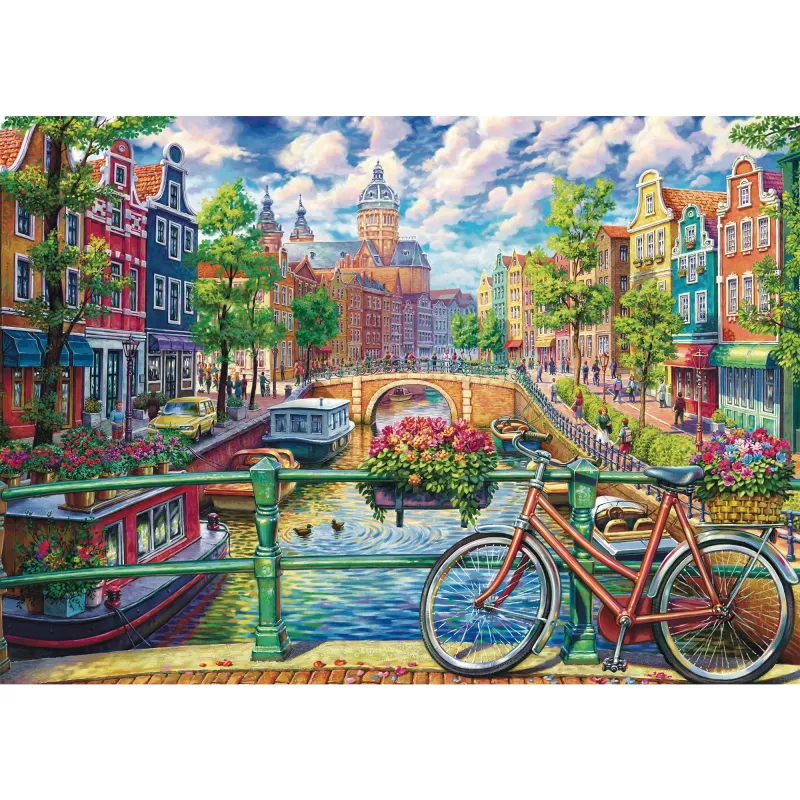 Jigsaw Puzzle schmidt spiele Amsterdam Canal Magic 1000 pieces