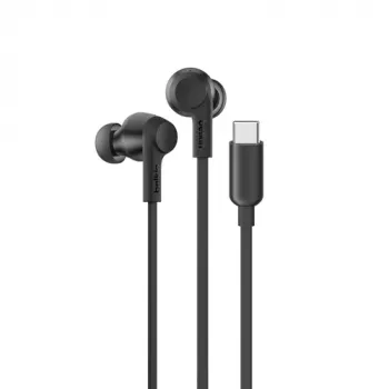 Laidinės ausinės Belkin SoundForm G3H0003HQBK su USB‑C jungtimi ir aktyviu triukšmo slopinimu (juodos)