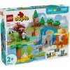 Žaislų rinkinys LEGO DUPLO Town Wild Animal Families 3-in-1 10446 — 92 dalys, amžius 2+, 200×220×340 mm