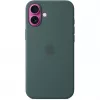 Apple iPhone 16 Plus Silikoninis dėklas su MagSafe - Lake Green