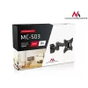 Sieninis laikiklis MACLEAN MC-503A S 23 col.–42 col. ekranams, pakreipimas ±20°, VESA 75×75–200×200, 30 kg, sidabrinis
