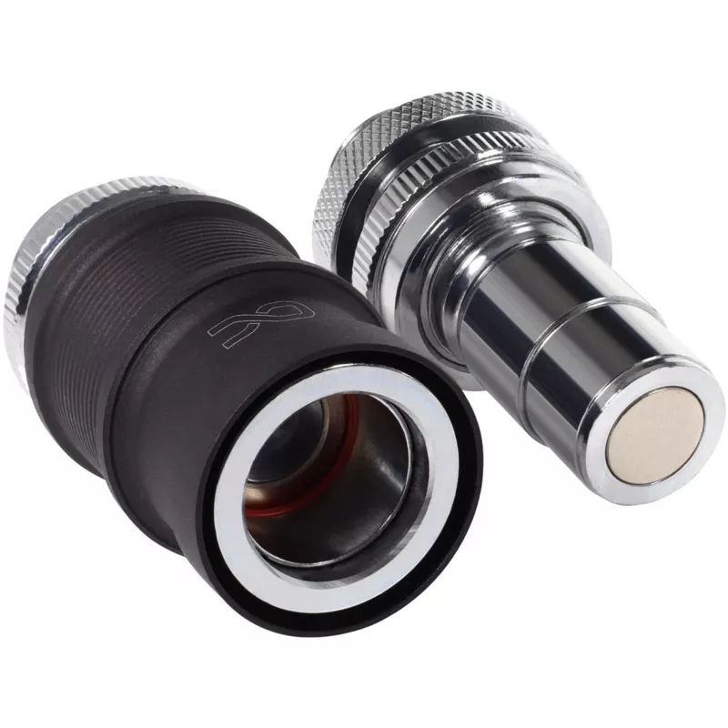 Alphacool Quick Disconnect Set BLH1A IG-IG su Schott jungtimi – greitai atjungiamų jungčių pora, skirta G½/G1/4 jungtims