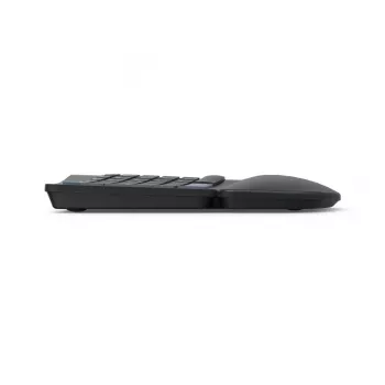 Belaidė ergonominė klaviatūra HAMA WK-900 juoda USB, kompaktiškas išdėstymas, belaidis ryšys