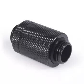 Alphacool ES D-Plug 25,5 mm G1/4 AG į G1/4 AG - tamsiai juoda (17580)