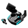 Canyon GTWS-2 belaidės ausinės su ausų kabliukais, žaidimams, USB Type-C, Bluetooth, įkrovimo doku, juodos (CND-GTWS2B)