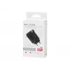 LCD sieninis įkroviklis USB lizdas + USB-Cx2 PD 65W GAN juodas vatmetras