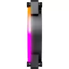 MONTECH RX140 PWM 140mm ARGB atvirkštinių menčių korpuso ventiliatorius - juodas