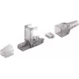 Tinklo jungtis ShiverPeaks 08-51002 Cat 6A be įrankių RJ45 UTP, keystone/patch panel jungtis