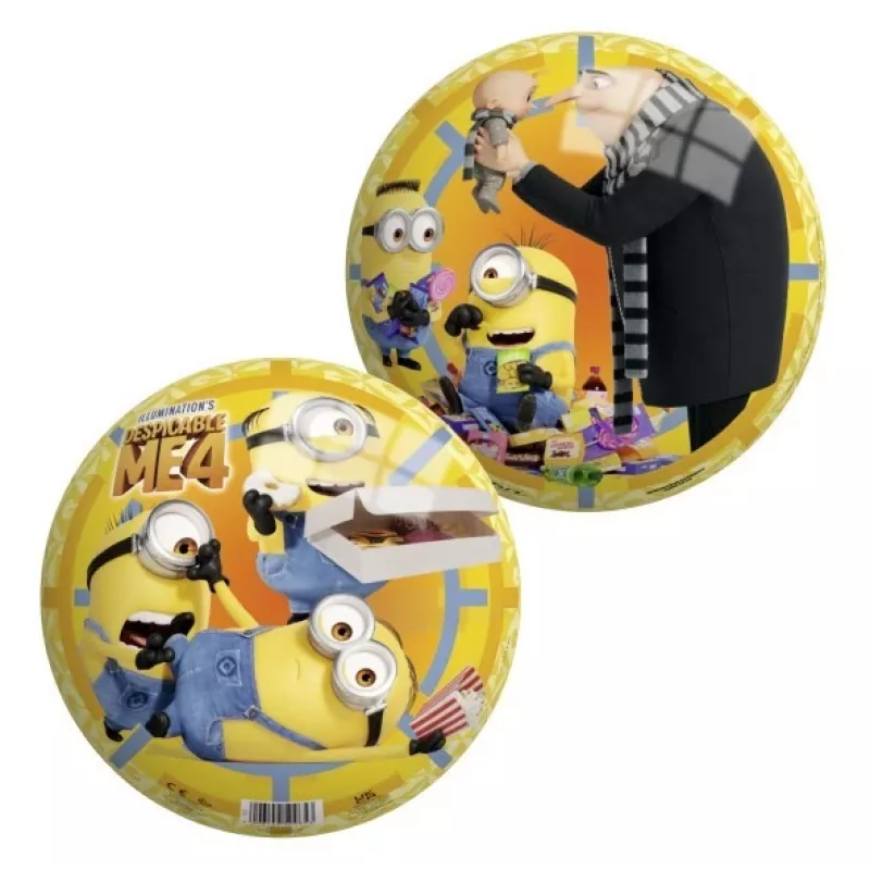 Pripučiamas kamuolys SIMBA Gru ir Minions, modelis 130054965DEF, 23 cm skersmens