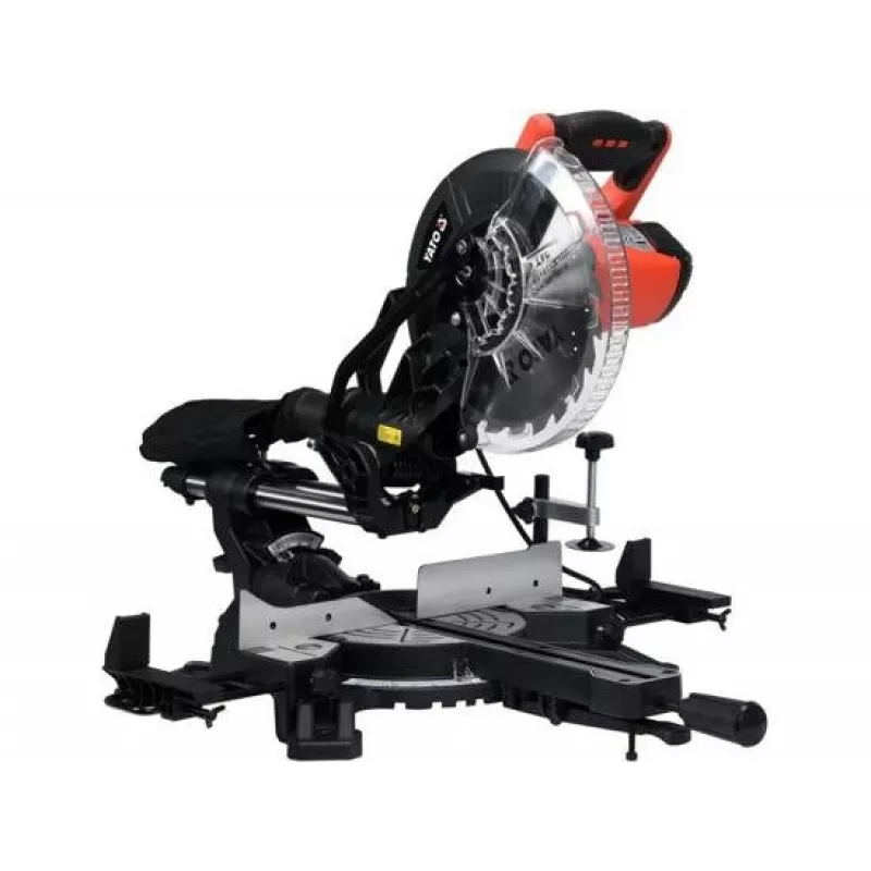 YATO PJOVIMO PJŪKLAS 1800W SU PADAVIMU, LAZERIU 255mm