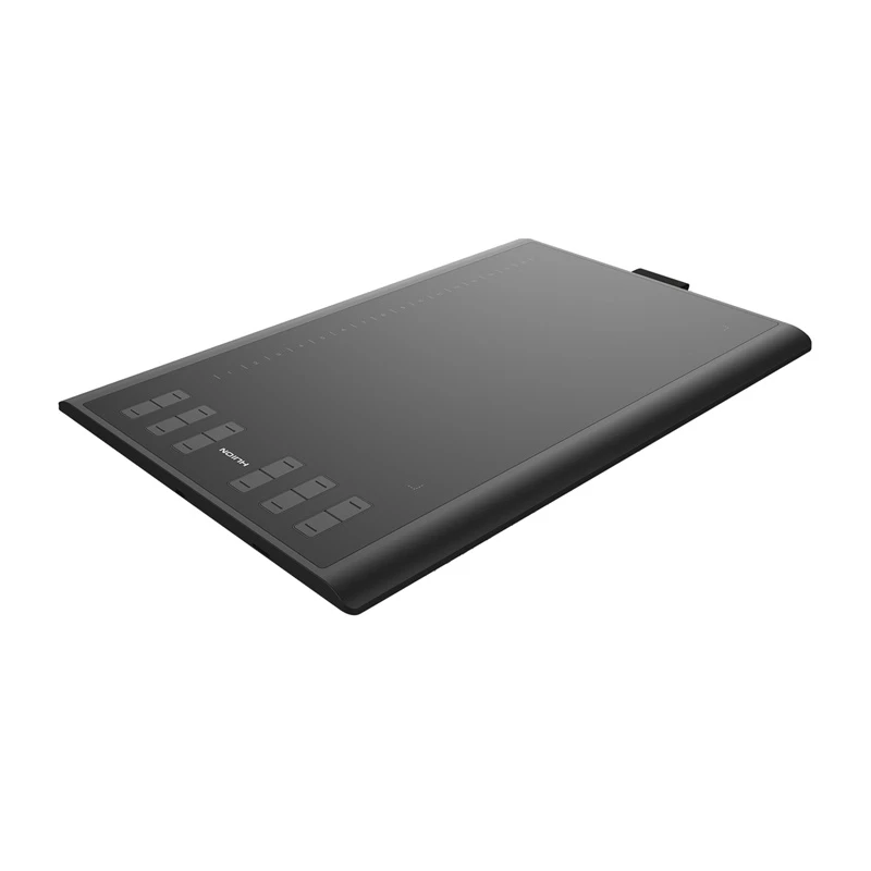 Grafinė planšetė HUION H1060P — 250 x 160 mm darbo sritis, 5080 lpi, 8192 slėgio lygių, USB