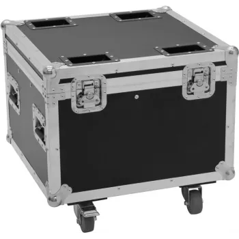 Flightcase Roadinger 4x TMH-S90/H90/B90 — patvarios konstrukcijos dėžė 4 įrenginiams
