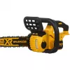 Grandininis pjūklas DeWALT DCM565N-XJ — belaidis, maitinamas baterijomis, 30 cm juosta, 5 Ah baterijos talpa, 0,14 L alyvos bakelis
