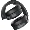 Ausinės ant galvos Skullcandy Hesh Evo — laidinės ir Bluetooth 5.0, 36 h baterija, USB-C, 3,5 mm, sulankstomos, triukšmo slopinimas, juodos