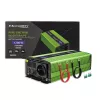 Automobilinis keitiklis Qoltec Monolith 1200 W žalias 12 V
