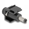 DeLOCK Keystone modulis, DC 5,5 x 2,1 mm, lizdas į kištuką, juodas