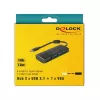 Nešiojamojo kompiuterio dokas DeLOCK 63932 USB 3.2 Gen 1 Type-C juodas