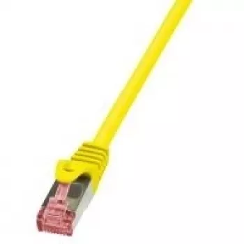 Logilink PrimeLine - Patch-Cable - RJ-45 (M) - RJ-45 (M) - 7,5 m - SFTP, PiMF - CAT 6 - Suspaustas, lygus, be halogenų - Geltonas (CQ2087S)