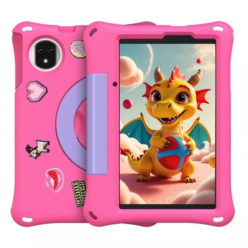 Planšetė UleFone Tab A9 Pro Kids — 4 GB RAM, 128 GB saugykla, LTE, rožinė