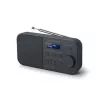 Muse M-109DB nešiojamasis radijas, DAB+/FM PLL, LCD ekranas, žadintuvas, baterijos/tinklas, juodas