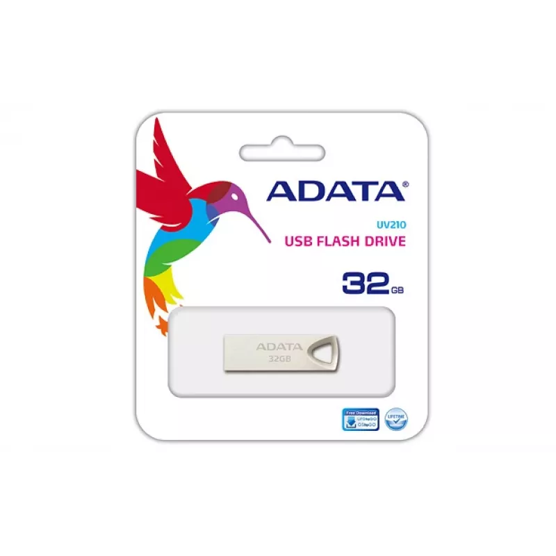 ADATA AUV210-32G-RGD USB atmintinė 32 GB USB Type-A 2.0 Smėlio