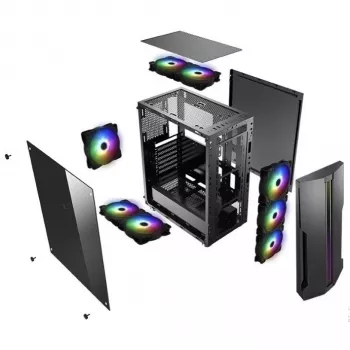 PC Case Xilence Performance C XILENT BLADE X512.RGB Midi Tower Black