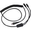 Honeywell - Tastaturweiche / Network kabelis - RJ-45 (M) - PS/2, 6-pin, maitinimo šaltinis - 3,0m - aufgespult - Juoda (CBL-720-300-C00)