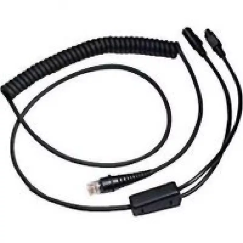 Honeywell - Tastaturweiche / Network kabelis - RJ-45 (M) - PS/2, 6-pin, maitinimo šaltinis - 3,0m - aufgespult - Juoda (CBL-720-300-C00)