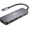ROLINE USB 3.2 Gen 2 šakotuvas, 5 prievadų, Type-C jungties kabelis (14.02.5048)