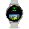 Garmin Venu 3S 3,05 cm (1,2) AMOLED 41 mm skaitmeninis 390 x 390 pikselių jutiklinis ekranas pilka, sidabrinė Wi-Fi GPS (palydovinis)