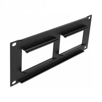 Patch Panel DeLOCK Easy 45 10 colių 2U Juoda