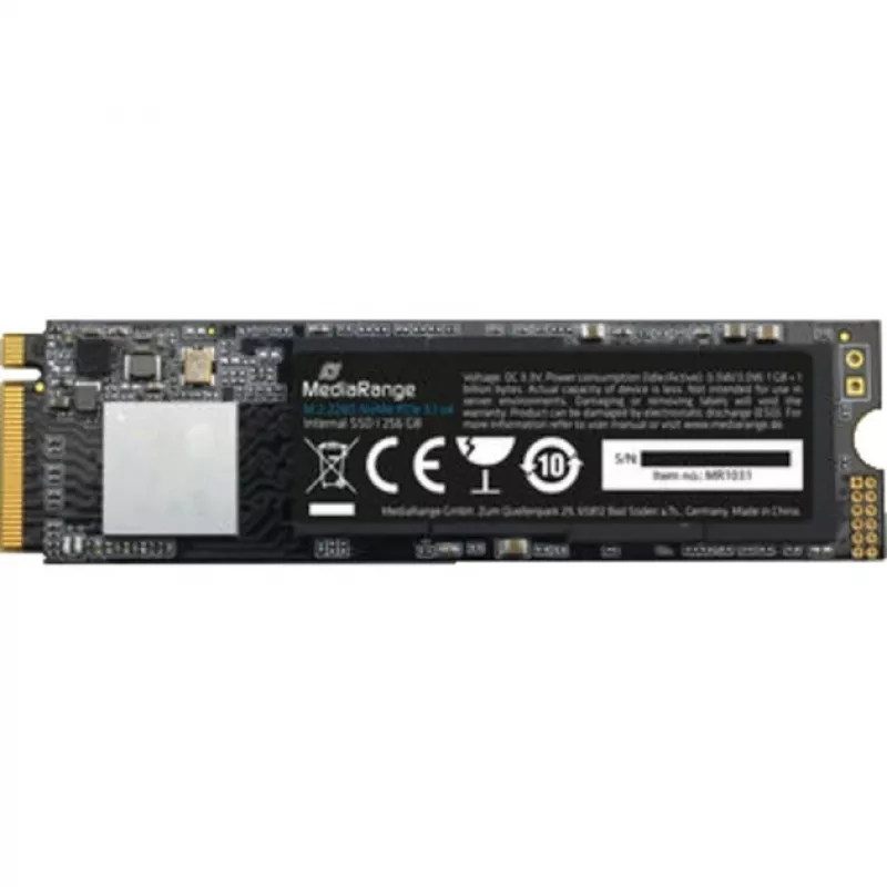 MediaRange MR1031 vidinis SSD diskas M.2 256 GB PCI Express 3.1 3D TLC NAND NVMe (MR1031)