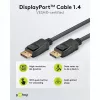 DisplayPort kabelis Goobay 74777 1 m Juodas G-Sync FreeSync