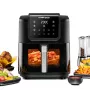 Karšto oro gruzdintuvė Rommelsbacher FRH 1700 Single 8 L stacionari 1700 W su 10 programų ir LED ekranu