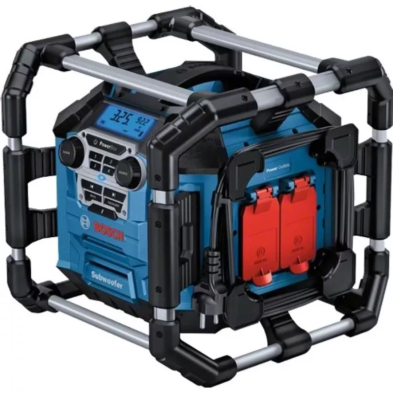 Bosch GPB 18V-5 C Professional Nešiojamas skaitmeninis radijas Aliuminis, Juoda, Mėlyna