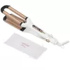 Plaukų gofruotojas Concept GLAM Style KT2140 — 100 W, 120–200°C, 9 šilumos lygių, 1,8 m sukiojamas laidas, auksinis