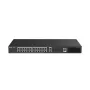 Valdomas komutatorius RUIJIE RG-ES228GS-P — 26x Gigabit RJ-45, 24x PoE prievadai, 370W PoE biudžetas, 2x SFP, metalinis stovo montavimas