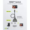 Goobay | HDMI jungiklis 3 į 1 (4K @ 30 Hz) | 58487 | Juoda | HDMI lizdas | 3 HDMI lizdai | 0,58 m