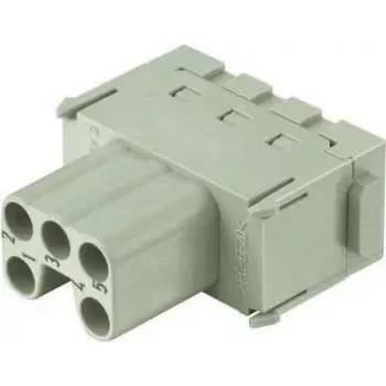 Pramoninė stačiakampė jungtis Han 5 Mod bu-ES 16A, Harting, modelis 09 14 005 2716