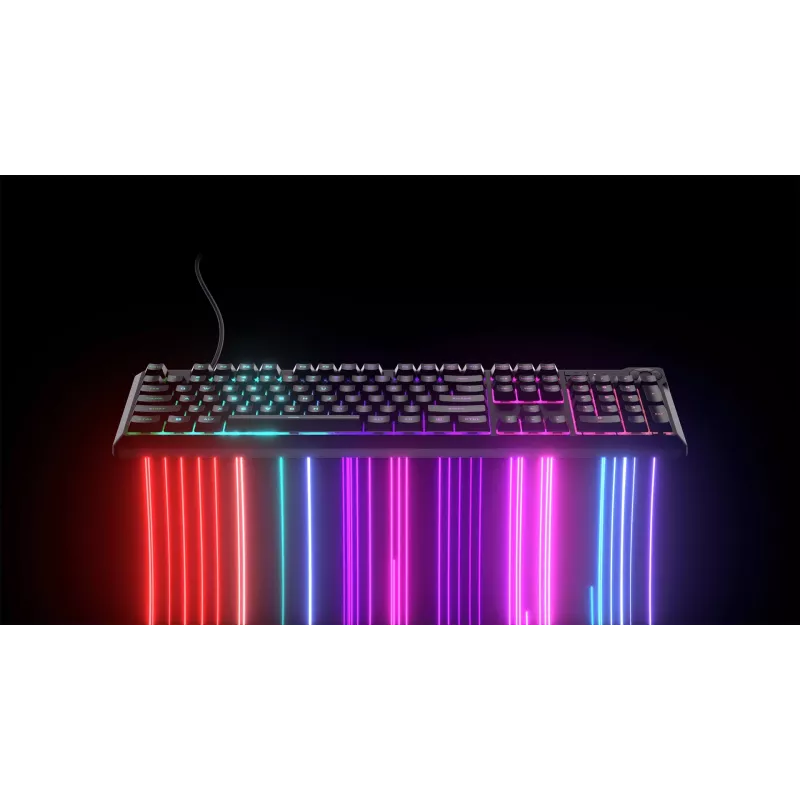 Corsair CH-9226D65-DE klaviatūra žaidimams USB QWERTZ vokiška pilka