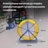 Extralink Rodder 3.8mm 75m | Kabelio traukimo strypas | Stiklo pluošto FRP, skersmuo 3.8 mm, ilgis 75 m, geltonas