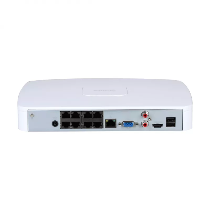 Dahua Technology WizSense NVR4108-8P-EI tinklo vaizdo įrašymo įrenginys 1U Baltas