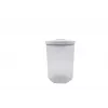 Vakuuminis maisto laikymo indų rinkinys Solis 92278 — šešiakampiai 700 ml, 1,4 l, 2 l, balti/permatomi, tinka šaldytuvui ir šaldikliui