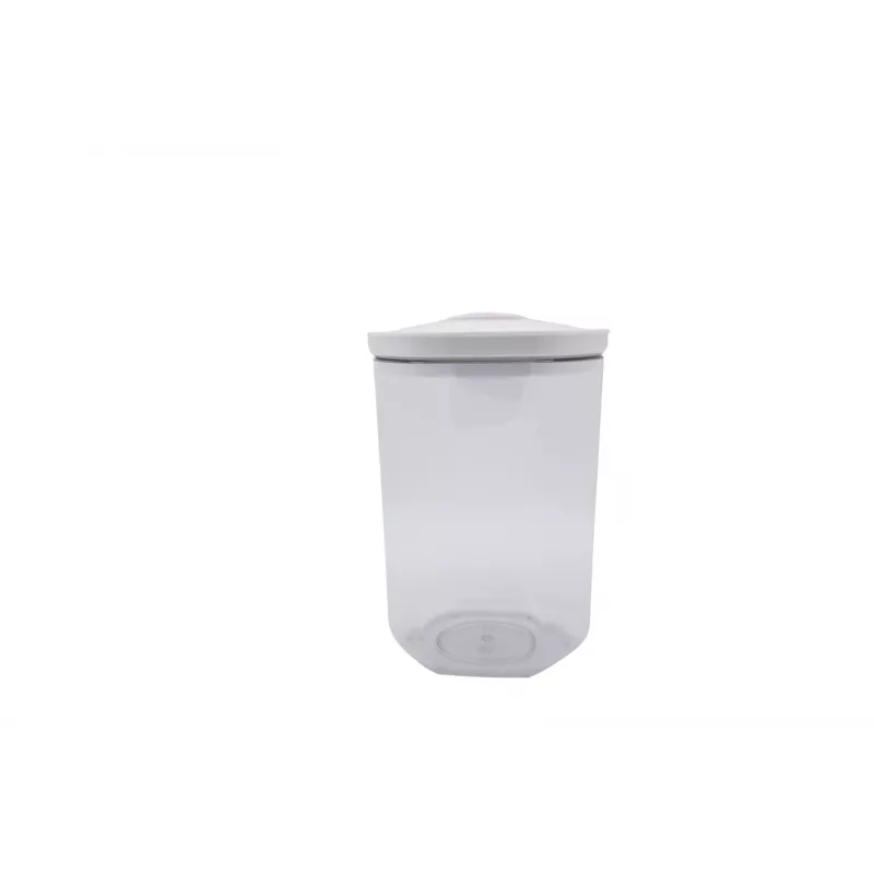 Vakuuminis maisto laikymo indų rinkinys Solis 92278 — šešiakampiai 700 ml, 1,4 l, 2 l, balti/permatomi, tinka šaldytuvui ir šaldikliui