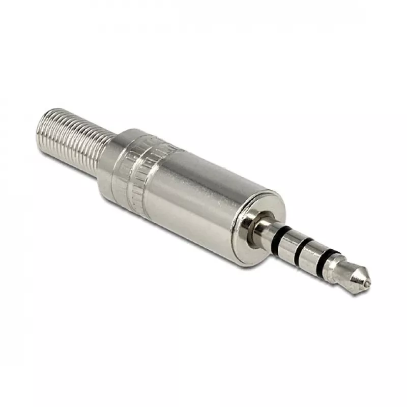 Laido jungtis DeLOCK 65546 3,5 mm sidabrinė