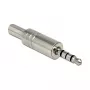 Laido jungtis DeLOCK 65546 3,5 mm sidabrinė