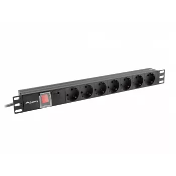 Maitinimo paskirstymo įrenginys Lanberg PDU-07F-0200-BK