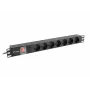 Maitinimo paskirstymo įrenginys Lanberg PDU-07F-0200-BK