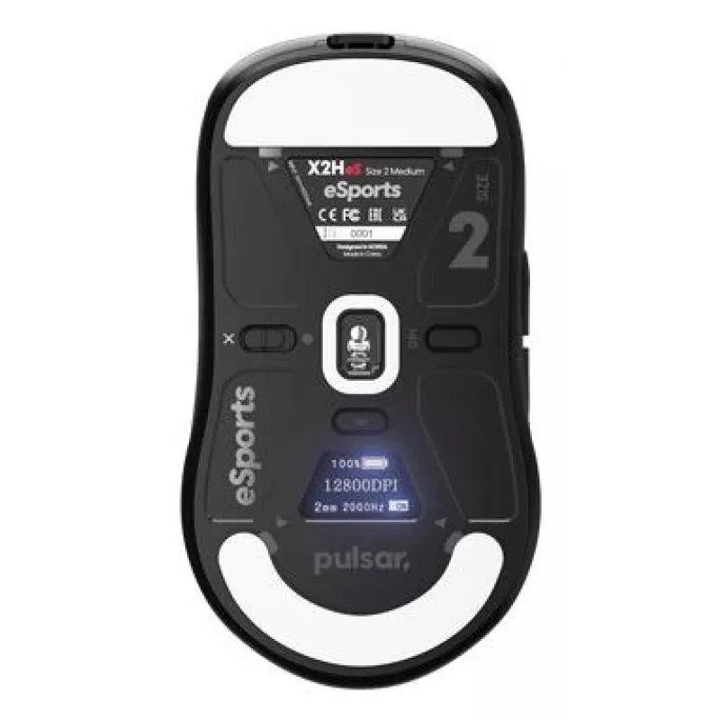 pelė USB Optical Wrl X2H V3/MEDIUM Juoda PX2H3ES21 Pulsar