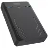 HDD/SSD korpusas Unitek Y-3035 — 2,5/3,5 colio SATA, USB 3.2 Gen 1 (USB Type-B), 6 Gbit/s, juodas, kintamosios srovės adapteris